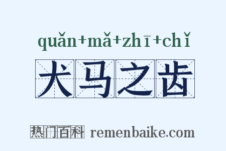 犬马之齿是什么意思的图片